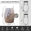 OIAHOMY Laundry Hamper Woven Cotton Rope Large Clothes Hamper 25.6