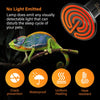 Simple Deluxe 25W/40W/50W/60W/100W/150W Ceramic Heat Emitter Reptile Heat Lamp Bulb No Light Emitting Brooder Coop Heater for Amphibian Pet & Incubating Chicken, Black/1-Pack, 25W
