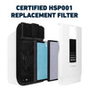 HATHASPACE Air Purifier Hepa Filter Replacement - Certified Filters for HSP001 Smart Purifiers - Easy to Install, Improved Air Quality - H11 True HEPA, 1 Set