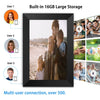 Frameo 10.1 Inch WiFi Digital Photo Frame with IPS Touch Screen HD Display, Easy to Send Picture and Video Remotely via APP from Anywhere, 16GB Large Storage, Auto Rotate, Slideshow, Wall Mountable