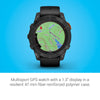 Garmin f?nix 7 Pro Solar, Multisport GPS Smartwatch, Built-in Flashlight, Solar Charging Capability, Black