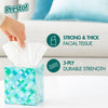 Amazon Brand - Presto! Ultra-Soft 3-Ply Premium Facial Tissues, 264 Count (4 Packs of 66)