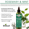 Difeel Rosemary and Mint Hot Oil Hair Treatment with Biotin 8 oz. - Hot Oil Treatment for Dry and Damaged Hair made with Natural Rosemary Oil for Hair Growth