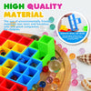 Tetra Tower Game,48PCS Balance Stacking Blocks Game for Kids & Adults 2+ Players Stack Attack Game for Friends Classroom Family Game Night and Parties Team Building 3D Tetratower Games Toy Board Games