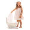 Nuby My Real Potty Training Toilet with Life-Like Flush Button and Sound - 18+ Months - White