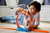 Hot Wheels Track Builder Unlimited Playset Loop Kicker Pack, 10 Track Component Parts & 1:64 Scale Toy Car