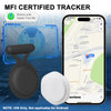 GPS Tracker - Mini GPS Tracker Locator Real-Time with Waterproof Case - No Monthly Fee - Works with Apple Find My (iOS Only) - Hidden Tracking Device for Kids, Elderly, Pet, Clothing, Bag, Luggage