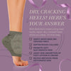 Ballotte Heel Socks for Dry Cracked Feet Women | Gel-Lined Moisturizing Heel Socks | Moisturizing Heel Socks for Cracked Heels | Moisturizing Socks for Women Overnight Repair (2 Pairs, Gray)