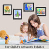 Golden State Art, 10x12.5 Kids Art Frames, Front-Opening, Great for Kids Drawings, Artworks, Children Art Projects, Schoolwork, Home or Office (Black, Set of 2)