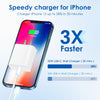 iPhone-Charger-Fast-Charging-Cord [MFi Certified] Usb C to Lightning Cable iPhone Charger Cord,20W PD USB C Wall Charger and 2-Pack(6ft+10ft) Fast Charging Cable Compatible with Apple iPhone/iPad/iPod