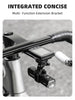 ROCKBROS Out Front Mount for Road Bikes Integrated Aluminium Alloy Cycling Computer Mount Compatible with Garmin, Bryton, Cateye