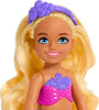 Barbie Dreamtopia Chelsea Mermaid Small Doll with Wavy Blonde Hair & Ombre Tail, Tiara Accessory, Doll Bends at Waist