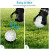 SFYHORK Premium Golf Ball Retriever, 4PCS Durable Golf Ball Grabber and Picker for All Kinds of Putter Handles, Golf Ball Retrievers Pick Up Tool for Quick Installation