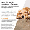 Pet Honesty Hemp Calming Chews for Dogs Max Strength- Dog Anxiety Relief, Dog Calming Treats with Hemp + Valerian Root, Melatonin for Dogs - Helps Aid with Thunder, Fireworks, Chewing & Barking (Duck)