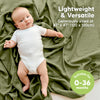 4-Pack Muslin Swaddle Blankets for Baby Boys, Girls - Organic Baby Blankets for Girl, Boy, Baby Swaddle Blanket Unisex, Receiving Blankets, Swaddles for Newborns, Newborn Baby Essentials (Corals)
