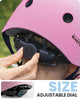 OutdoorMaster Youth & Kids Bike Helmet - Adjustable Multi-Sports Skateboard Helmet with Removable Liners for Balance Bike, Toddler Scooter, One Wheel Hoverboard