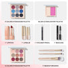 Color Nymph Beginner Makeup Set, Full Starter Cosmetics Set for Teenager Girls with Eyeshadow Palette Blush Lipstick Lip Pencil Eye Pencil Brush Mascara Portable Bag