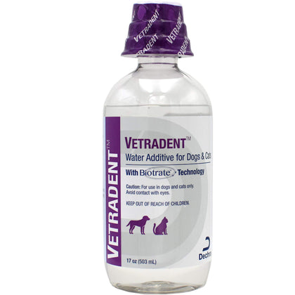 Dechra Vetradent Water Additive for Dogs and Cats 17 oz