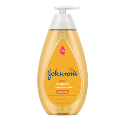 Johnson's Baby Shampoo with Tear-Free Formula, Shampoo for Baby's Delicate Scalp & Skin, Gently Washes Away Dirt & Germs, Paraben-, Phthalate-, Sulfate- & Dye-Free, 20.3 fl. oz