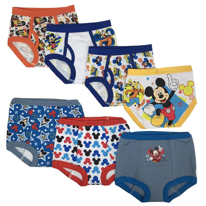 Disney Boys Mickey Mouse Potty Training Pants Multipack 7-Pack Size 2T 3T 4T