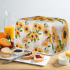 JOAIFO Vintage Sunflower Toaster Cover 4 Slice Bread Toaster Oven Dustproof Cover,Waterproof Kitchen Small Appliance Cover,Kitchen Appliance Anti Fingerprint Protection