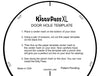 The Kitty Pass XL Cat Door for Interior Door - Cat Hole Kitty Door for Hidden Litter Box - Pet Door for Cats up to 30 lbs - Semi Gloss White Extra Large Cat Door Interior Door