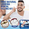 Tooth Repair Kit, Effective Tooth Filling Replacement Kit for Missing & Broken Teeth, DIY Moldable Fake Teeth at Home, Long-Lasting Dental Fillings to Regain Confidence