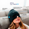 TheraICE Migraine Headache Relief Cap, Hot & Cold Therapy Hat, Cool Gel Head Wrap, Headache Cap Ice Pack Mask, Cold Compress Migraine Relief Products Device for Tension & Stress