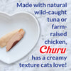 INABA Churu Cat Treats, Grain-Free, Lickable, Squeezable Creamy Purée Cat Treat/Topper with Vitamin E & Taurine, 0.5 Ounces Each Tube, 50 Tubes, Tuna & Chicken Variety