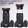 58MM 0.43x Altura Photo Professional HD Wide Angle Lens (w/Macro Portion) for Canon EOS 70D 77D 80D 90D Rebel T8i T7 T7i T6i T6s T6 SL2 SL3 DSLR Cameras