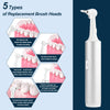 Hotodeal Electric Water Flosser with 4 Flossing Tips,Rechargeable Tooth Polisher with 7 Brush Heads,Dental LED Oral Mirror,Travel Dental Cleaner for Teeth Cleaning and Whitening