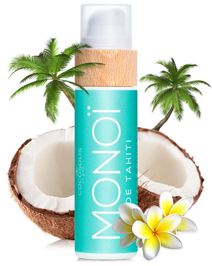COCOSOLIS MONOI Tanning Accelerator - Organic Tanning Oil with Vitamin E & Monoi de Tahiti Oil for a Fast Intensive Tan - Tanning Enhancer for a Chocolate Tan - Nourishing Body Lotion (3.72)