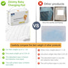 Disposable Changing Pad Liners (100 Pack) Super Soft, Disposable Changing Pads, Ultra Absorbent & Waterproof - Covers Any Surface for Mess Free Baby Diaper Changes (White)