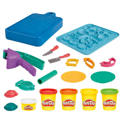 Play-Doh Little Chef Starter Set, 14 Play Kitchen Accessories, Preschool Crafts, Kids Easter Toys, Gifts, or Basket Stuffers, Ages 3+