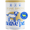 Native Pet Bone Broth for Dogs and Cats - Dog Bone Broth Powder for Dog Food Topper for Picky Eaters - Cat and Dog Broth - Dog Gravy Topper for Dry Food - Beef Broth for Dogs and Cast - 4.75 oz