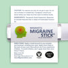 Migrastil Migraine Stick® Rollon - Fast Cooling Comfort for Your Head. Aromatherapy with Peppermint & Other Essential Oils. Metal Roller. Made in USA by Basic Vigor