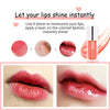 6ml Hydrating Lip Glow Oil, Transparent Plumping Lip Gloss, Moisturizing Lip Oil Gloss Lip Oil Tinted for Lip Care and Dry Lips (015# Cherry)