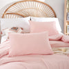 weigelia Queen Size Comforter Set Pink Comforter Modern Bedding Comforter Set for All Season Soft Lightweight Microfiber Girls Women Comforter Set (1 Blush Comforter, 2 Pillowcases)