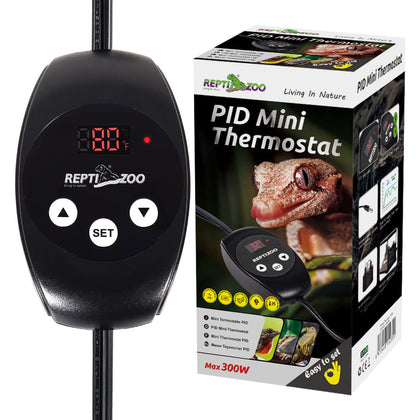 REPTIZOO Reptile Dimming Thermostat Heat Lamp Temperature Controller with LED Digital Screen, Specifically Designed for Light Heat Bulbs & Heaters
