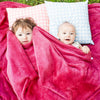 Fleece Pink Throw Blanket for Couch Cozy Soft Throws Lightweight Fall Fuzzy Couch Chairs Sofa Bedroom Living Room 50x70 inch Boys Girls Adults Student