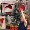 Mililier Indoor Basketball Hoop for Kids, Over The Door Basketball Hoop Indoor with 4 Balls and 2 Air Pump Mini Basketball Hoop Basketball Toys for 3 4 5 6 7 8 9 10 11 12 Year Old Boys