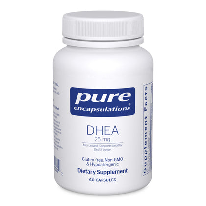Pure Encapsulations DHEA 25 mg - Supplement for Immune Support, Hormone Balance, Metabolism Support, and Energy Levels* - with Micronized DHEA - 60 Capsules