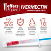 Jeffers Ivermectin Horse Dewormer | Highly Effective Gel with 6 Doses for Equine Health | Trusted Deworming Solution for Horses, Vet-Approved Formula for Parasite Control and Maintenance