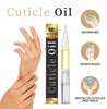 ECCO PURE Cuticle Oil Pen with Milk & Honey - Nail and Cuticle Protector - Nail Care and Nail Growth Treatment - Acrylic Nail Art Accessory - Contains Vitamin E