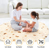 CASOFU Burritos Tortilla Throw Blanket, Double Sided Giant Flour Novelty Throw for Your Family, 285 GSM Soft and Comfortable Flannel Taco Blanket.(Beige, 71 inches)
