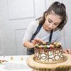 16 Pieces Cake Decoration Stencils Templates Floral Wedding Cake Molds Cookie Fondant Dessert Decorating Supplies Spray Flower Edge Molding Baking Mesh Tool (Classic Style)