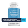 Amazon Basics Glucosamine 1500 mg with Chondroitin and Vitamin C 60 mg, 90 Tablets (2 per serving), Gluten Free