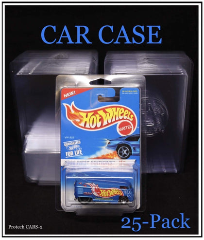 ProTech SSCARS-2 Storage/Display Space Saver Car Case for Carded Hot Wheels, 4.25
