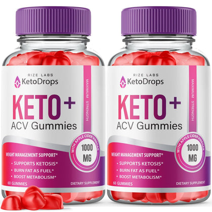 (2 Pack) Keto Drops, Keto Drops for Ketosis Weight Loss, Official - Keto ACV Drops Candy Gummy, Keto Drops Keto + ACV Amazon Shark Gummies Tank, Clarkson KetoDrops Gomitas Reviews (120 Gummies)