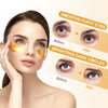LAVONE Eye Mask-30 Pairs 24K Gold Under Eye Patches Skin Care Products-Eye Masks Skincare for Dark Circles and Puffiness,Reduce Wrinkles,Eye Bags and Fine Lines,for Women and Man,with Hair Clips